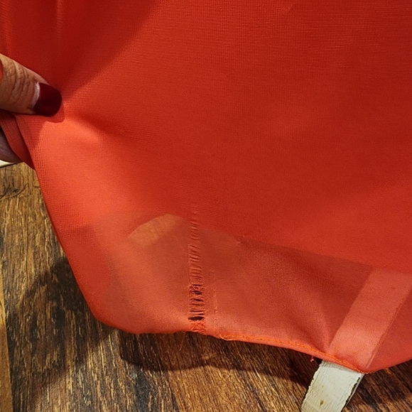 City Sudio Elegant Strapless Salmon Gown with Silver Accents Evening Size 3 - Picture 14 of 15